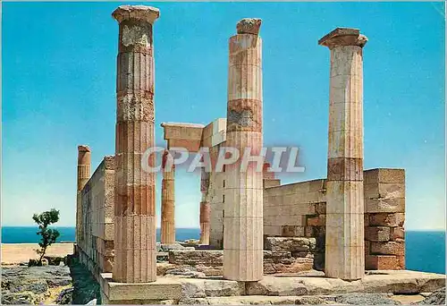 Cartes postales moderne Rhodes Temple de Lindos Minerva