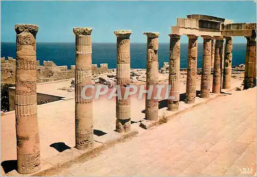 Cartes postales moderne Rhodes L Acropole de Lindos