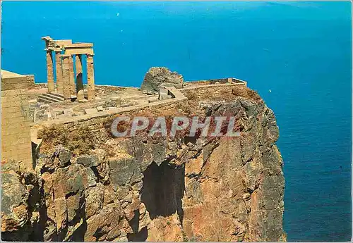 Cartes postales moderne Rhodes L Acropole de Lindos