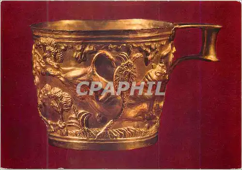 Cartes postales moderne Athens National Arch Museum Gold cup from Vaphio masterpiece of the Cretomycenaean gold smith