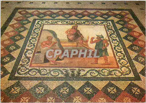 Cartes postales moderne Kos Museum Mosaic floor from a Roman house in the town of Kos