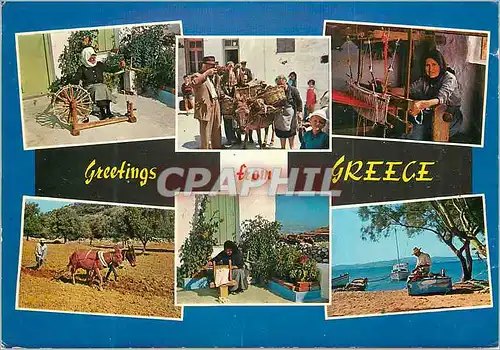 Cartes postales moderne Greetings from Greece