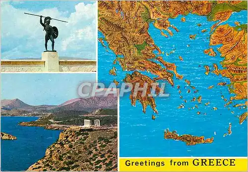 Cartes postales moderne Greetings from Greece