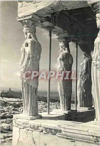 Moderne Karte Caryatides Erectheion of the Acropolis