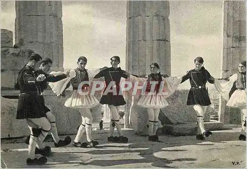 Cartes postales moderne Euzones Dancing