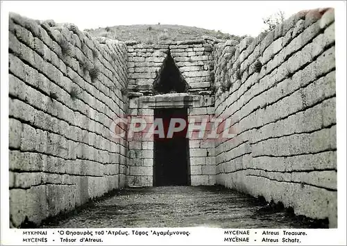 Moderne Karte Mycenes Tresor d Atreus