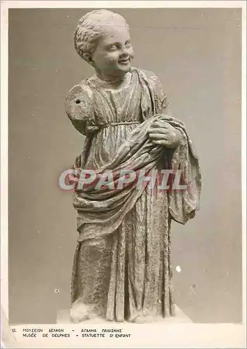 Cartes postales moderne Musee de Delphes Statue d Enfant