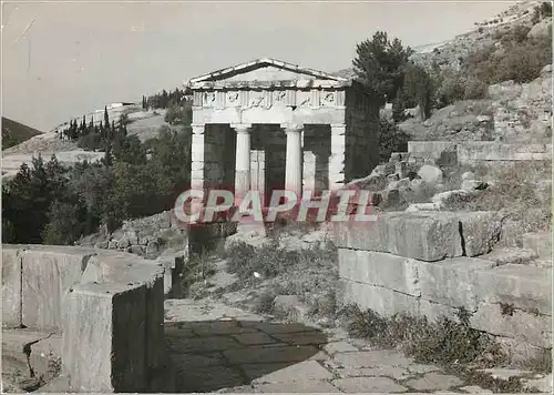Moderne Karte Delphi Athenian Treasure