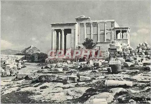 Moderne Karte L Erechtheion de L Acropole d Athenes