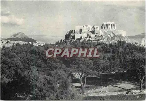 Cartes postales moderne L Acropole d Athenes vue de cote Nord Ouest