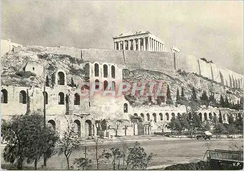 Cartes postales moderne The Parthenon and The Theater of Herodus at the Atticus