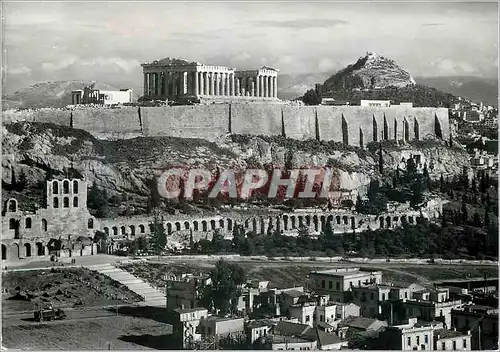 Cartes postales moderne Athenes Vue de l Acropole