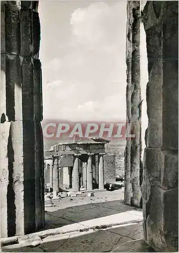 Cartes postales moderne Athens Propylaea seen through the Parthenons Columns