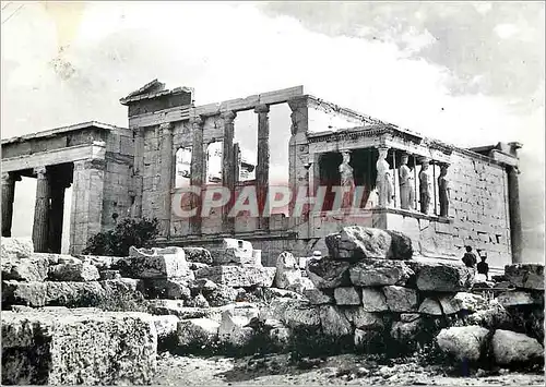 Moderne Karte Acropole d Athenes Greece Erechtheion