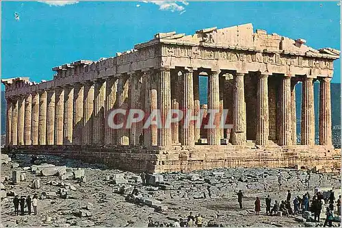 Moderne Karte Athenes Le Parthenon Greece