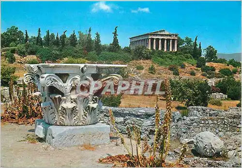 Moderne Karte Athenes Le Temple d Hephaistos Theseion Greece