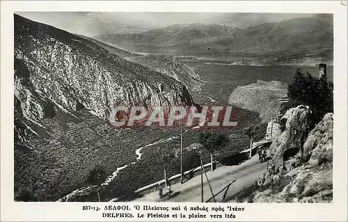 Cartes postales moderne Delphes Le Pleistos et la plaine vers Itea