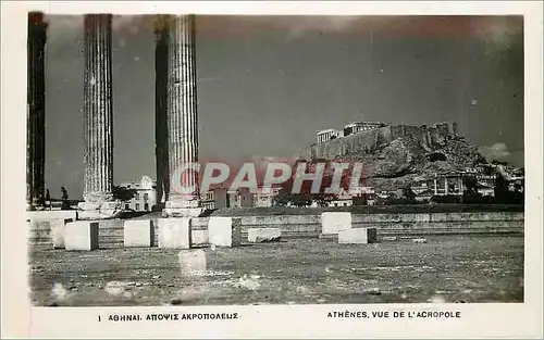 Cartes postales moderne Athenes Vue de L Acropole