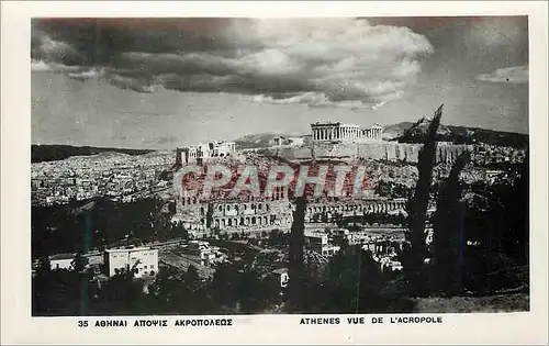 Cartes postales moderne Athenes vue de L Acropole