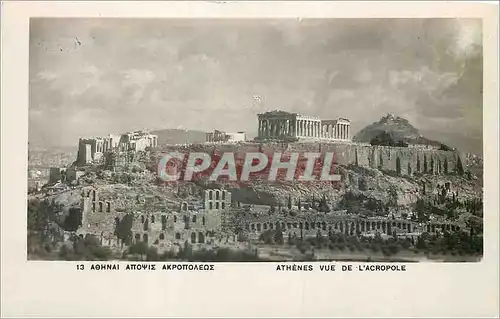 Cartes postales moderne Athenes vue de L Acropole