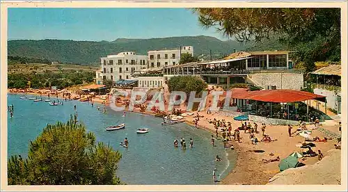 Moderne Karte Aegina Aghia Marina Le plage