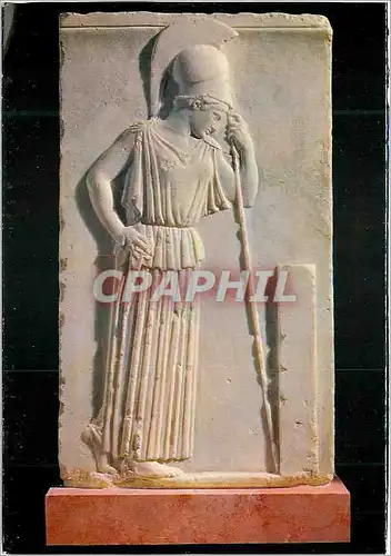 Cartes postales moderne Athenes Musee de l Acropole Athena pensive No Environ av Jc