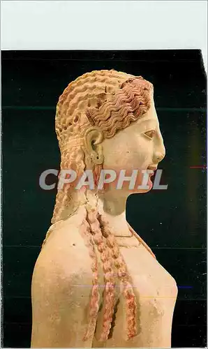 Cartes postales moderne Athenes Musee de l Acropole Kore archaique No vers av Jc