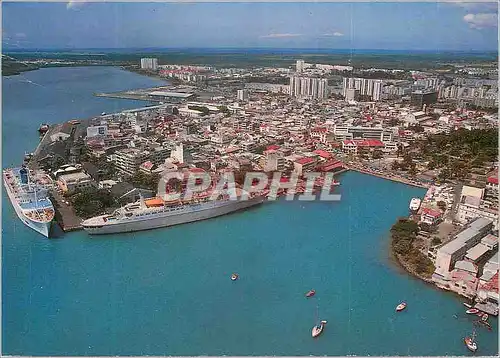 Cartes postales moderne Guadeloupe La dorse et la vieille de Pointe a Pitre