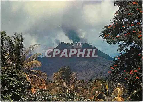 Cartes postales moderne Guadeloupe 1976 Eruption de la Soufriere Ausbruch des vulkans