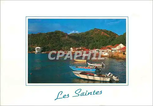 Moderne Karte Les Saintes Antilles Francaises