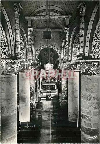 Cartes postales moderne Civaux Vienne Interieur de l Eglise romane dediee a St Gervals et a St Protals