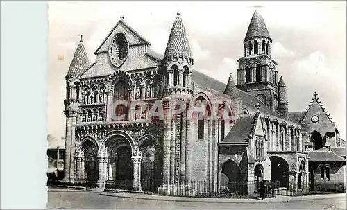 Moderne Karte Poitiers Vienne Eglise Notre Dame le Grande Facades Ouest et Sud xi xii et xv