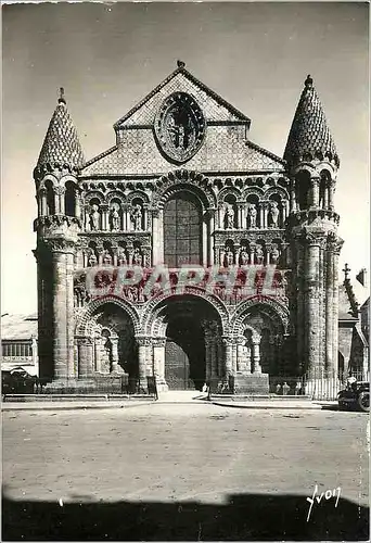 Cartes postales moderne Poitiers Vienne Eglise N D la Grande la facade xii