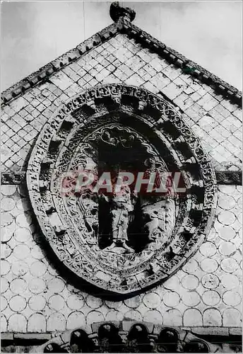 Moderne Karte Poitiers Vienne Eglise Notre Dame