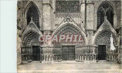 Moderne Karte Poitiers Vienne Porche de la Cathedrale St Pierre xii au xiv siecles