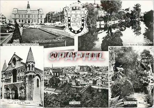 Moderne Karte Poitiers Vienne