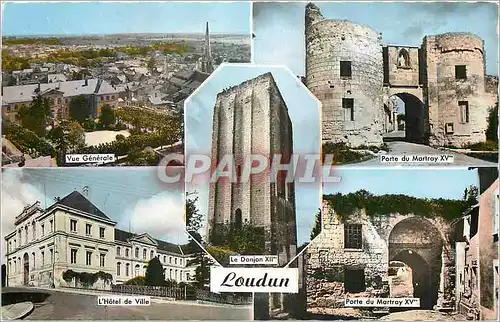 Cartes postales moderne Loudun Vienne de Souvenir