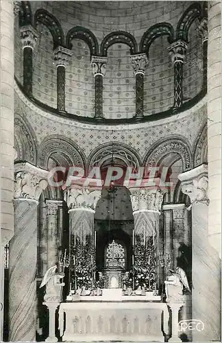 Cartes postales moderne Chauvigny Vienne Eglise St Pierre xi et xii Siecles Maitre Autel et ensemble des Chapiteaux