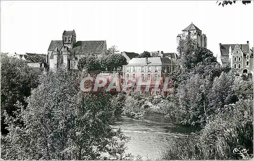 Moderne Karte Roche Posay les Bains Vienne Le Donjon x s l Eglise fortiflee xii et xiv et l Hostellerie du Val