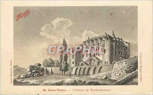 Cartes postales Haute Vienne Chateau de Rochechouart Maggi