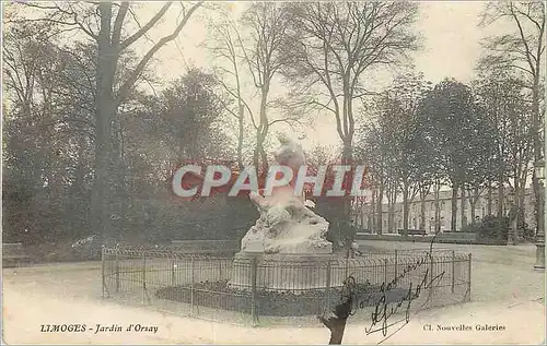 Cartes postales Limoges Jardin d Orsay