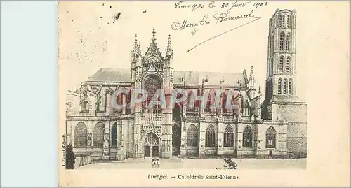 Cartes postales Limoges Cathedrale Saint Etienne
