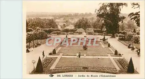 Cartes postales Limoges Jardin du Musee d Echantillous