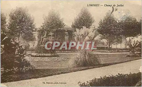 Cartes postales Limoges Champ de Juillet