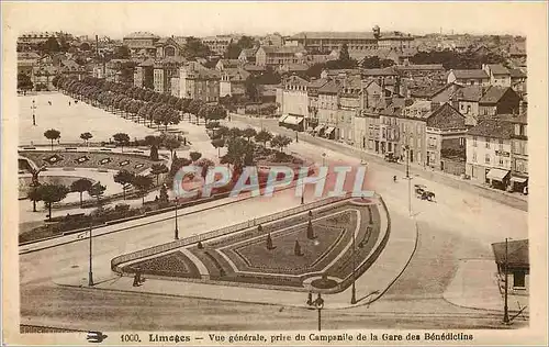 Ansichtskarte AK Limoges Vue generale prise du Campanile de la Gare des Benedictine