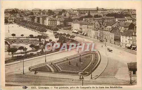 Cartes postales Limoges Vue generale prise du Campanile de la Gare des Benedictine