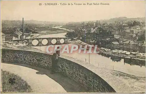 Cartes postales Limoges Vallee de la Vienne ay Pont Saint Etienne
