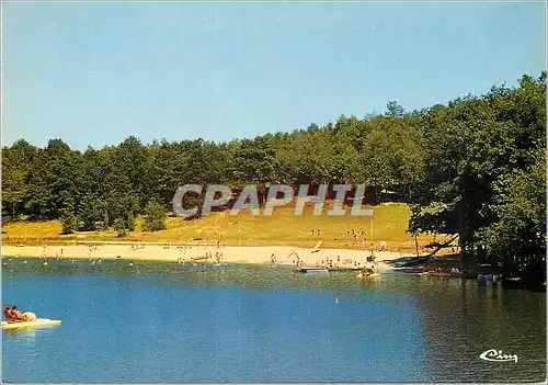 Moderne Karte Lauriere Folles Hte Vienne Lac Du Pont a l Age La Plage