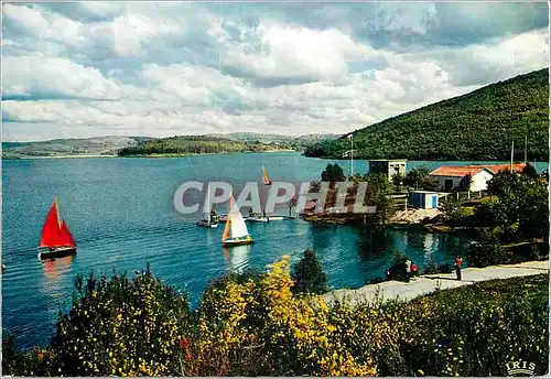 Moderne Karte Limousin Pittoresque Pres de Peyrat le Chateau Le Lac de Vassivieres l un des plus beaux du Limo