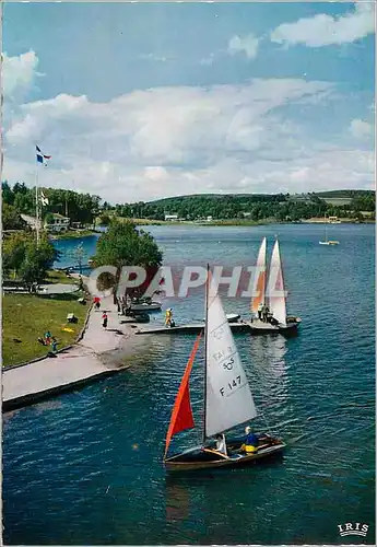 Moderne Karte Le Limousin Pittoresque Environs de Peyrat Le Chateau Voitiers sur le Lac de Vassivieres